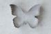 Ausstecher Schmetterling, Edelstahl, 5,5 x 4,5 cm