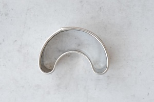 Ausstecher Kipferl, Edelstahl, 5,5 cm