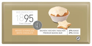 Backschokolade weiß, Premium, 250 g