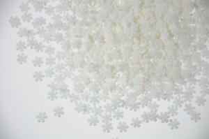 Schneeflocken aus Zucker weiß, 100-g-Dose