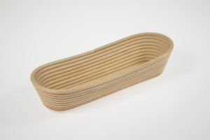 Gärkörbchen lang aus Peddigrohr für Brote bis 1500 g