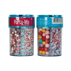 Streusel Mix Party Mix, bunt, 4-tlg., 95 g