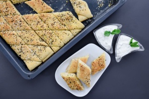 Ausgewählte Zutaten für Türkisches Pita Brot