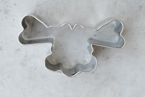 Ausstecher Elchkopf, Edelstahl, 6 cm