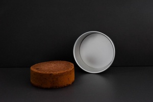Backform für Biskuitboden, Aluminium, 2-teilig, Ø 15 cm