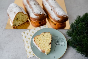 Stollen 3-er Backform mit Deckel