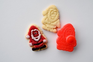 Ausstecher Nikolaus mit Prägestempel, Kunststoff, 5,5 cm
