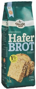 Glutenfreie Mischung für Haferbrot, Vollkorn, Bio, 500 g