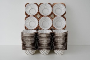 Muffin-Papierbackformen, weiß, 120 Stück