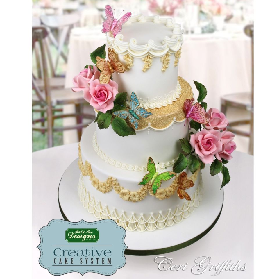Fondantform Schmetterling, 3 Designs