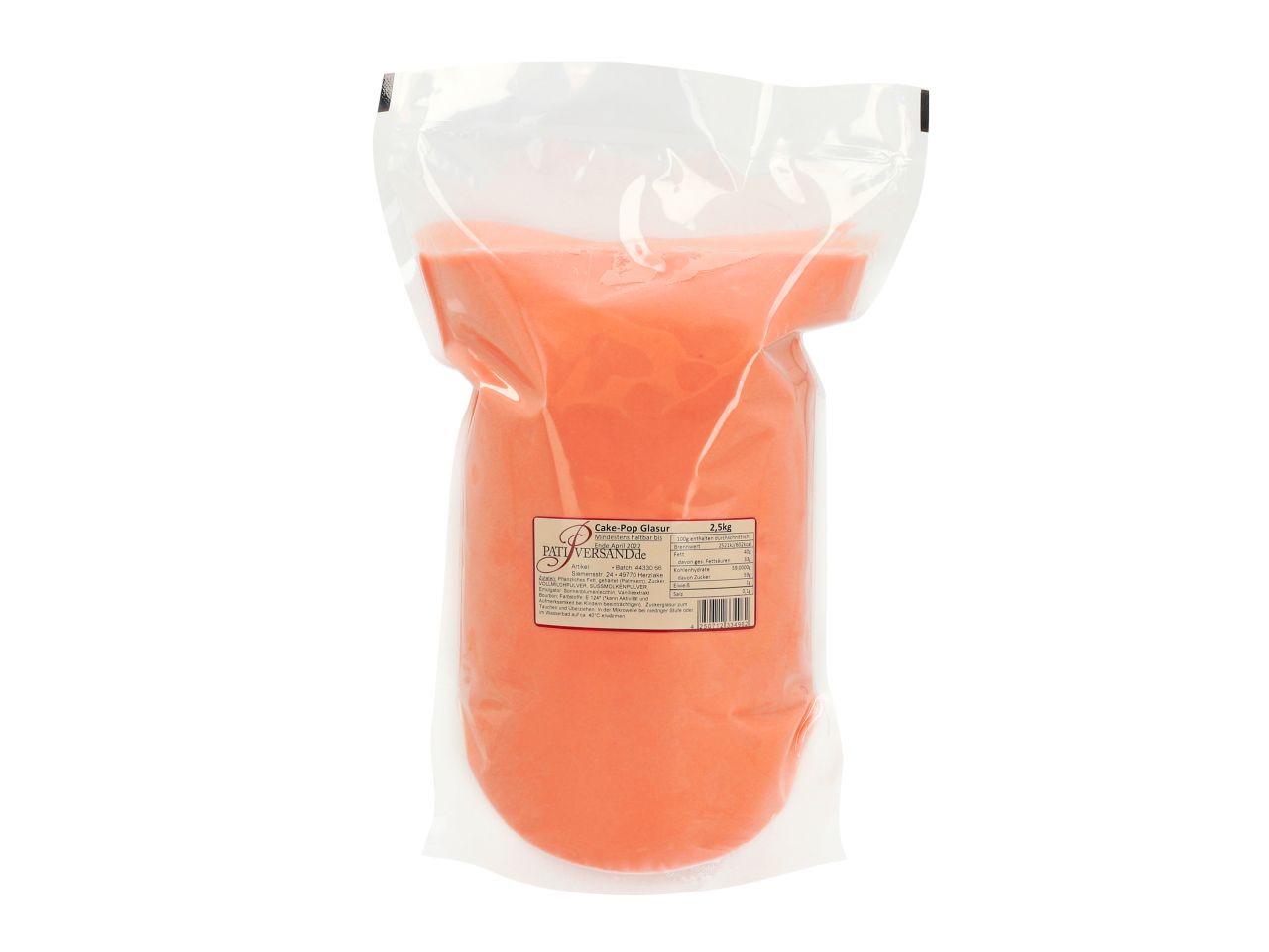 Cake Pop-Glasur: Sunset Orange, Orange, 2,5 kg