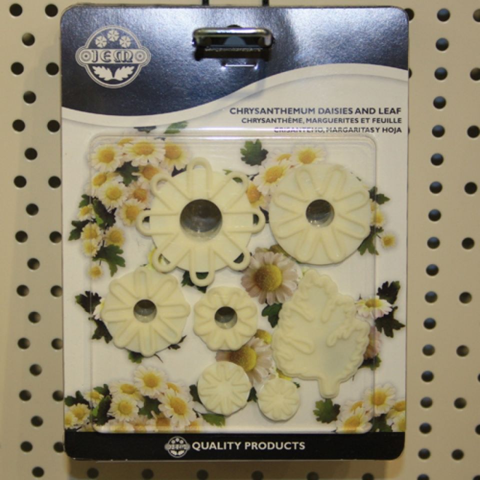 PME Fondant-Ausstecher Set Chrysantheme 7 teilig