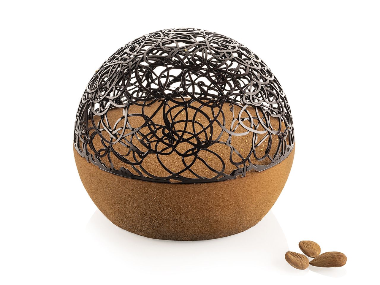 SILIKOMART Silikonform-Kit: Choco Globe, Silikon & Tritan™, Weiß, 2-teilig, 15 x 7,5 cm