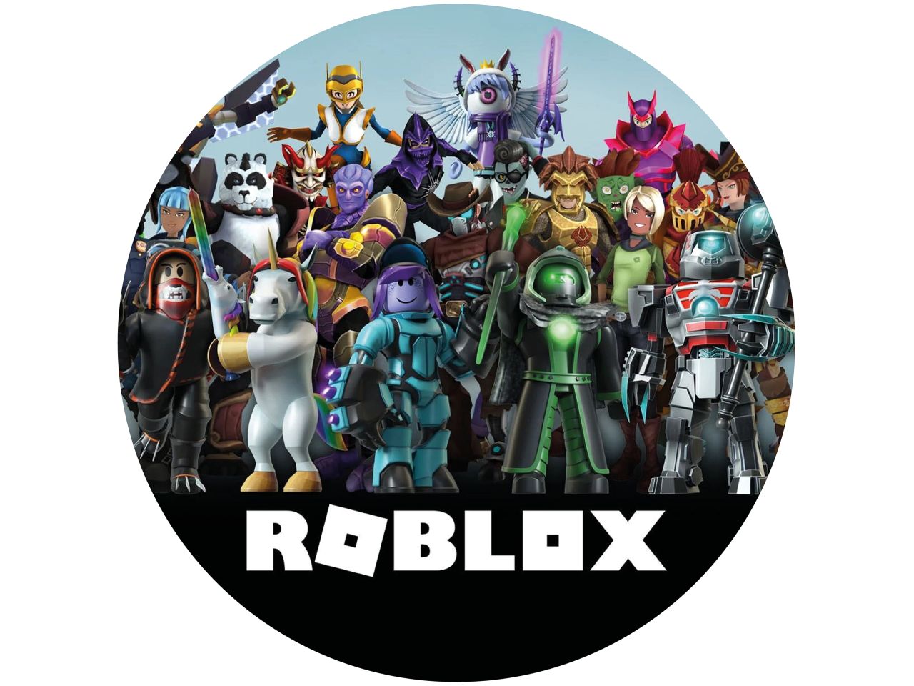 Tortenaufleger Roblox 3, rund 20cm