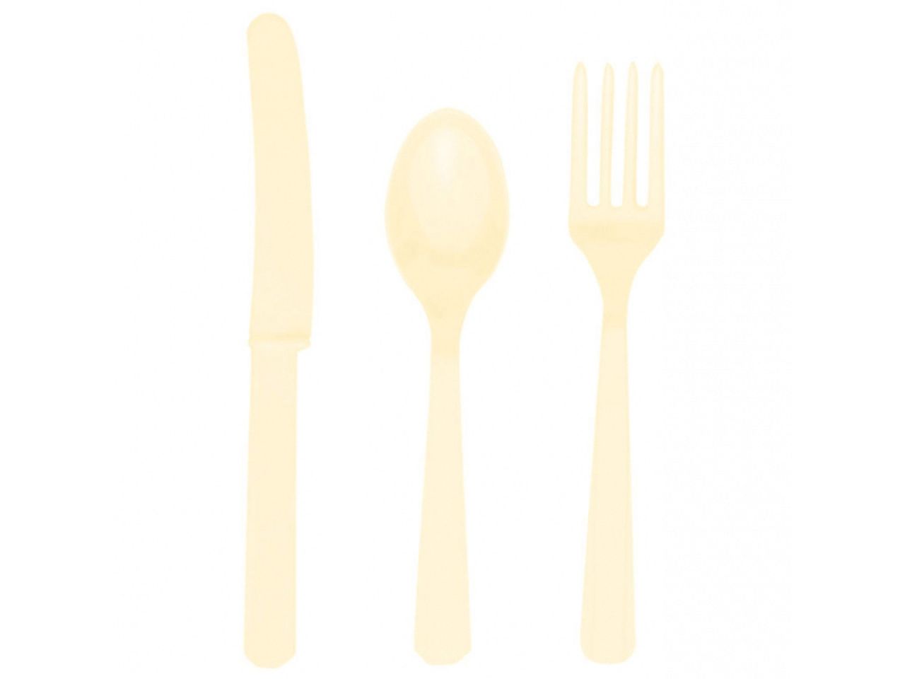 4546-57 (((DC))) Besteck-Set Creme, 24-teilig