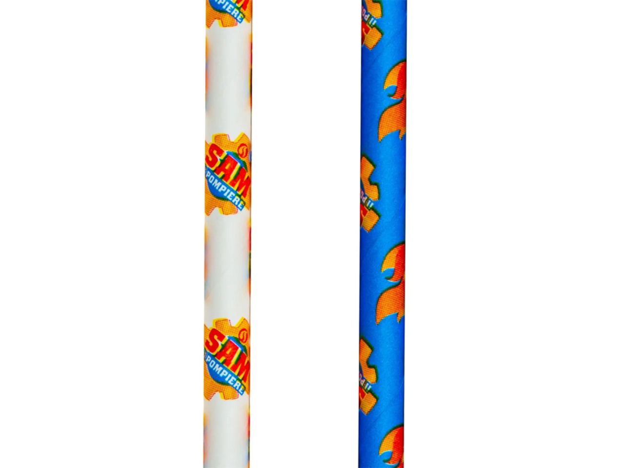 Strohhalme Bio Papier Feuerwehrmann Sam