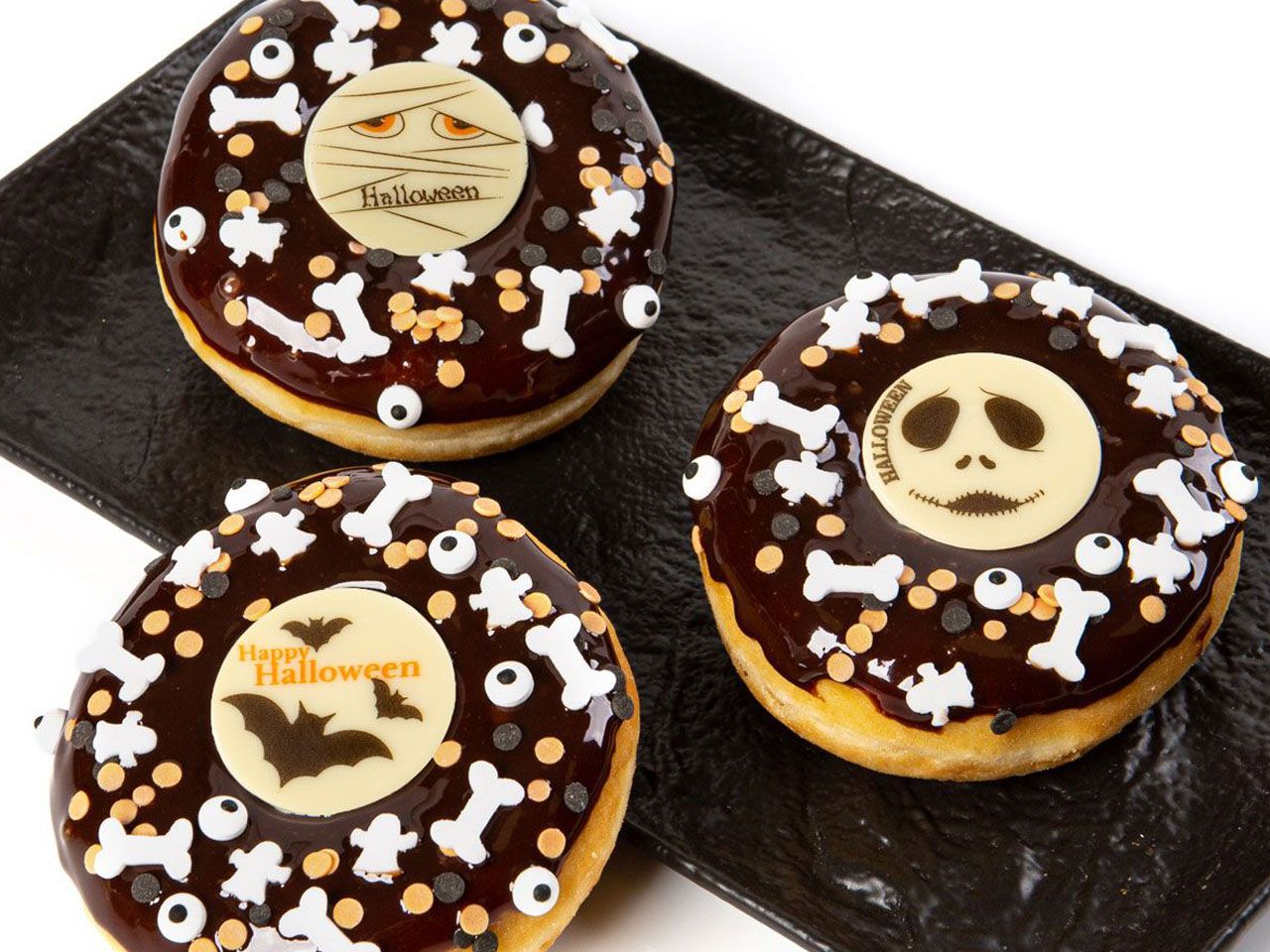 Funcakes Schokoladendekor Halloween 3,8cm 12 Stück