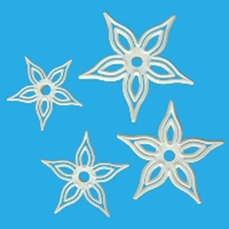 Orchard Produkt, Blume, Lochstickerei, Spitzen-Ausstecher, 4er Set