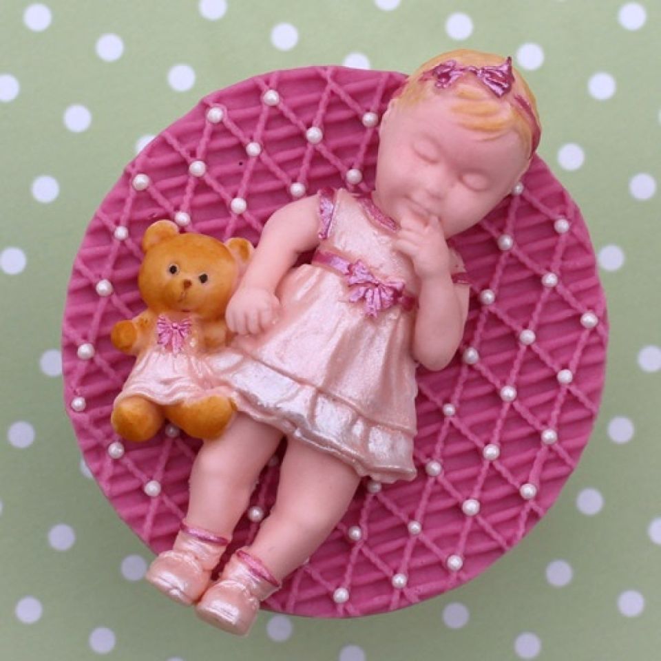 Fondantmatte aus Silikon Smocking
