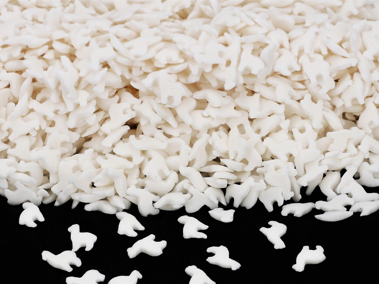 Streudekor Lama weiß 80g