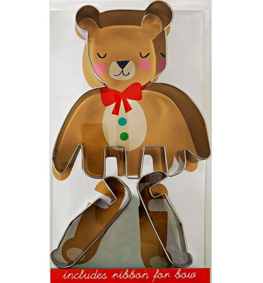 Meri Meri Ausstechformen Set Teddybär inkl. Schleife