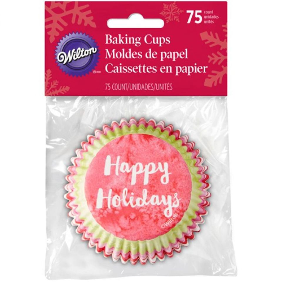 Wilton Muffinförmchen Christmas, 75 Stk, 5,0 cm