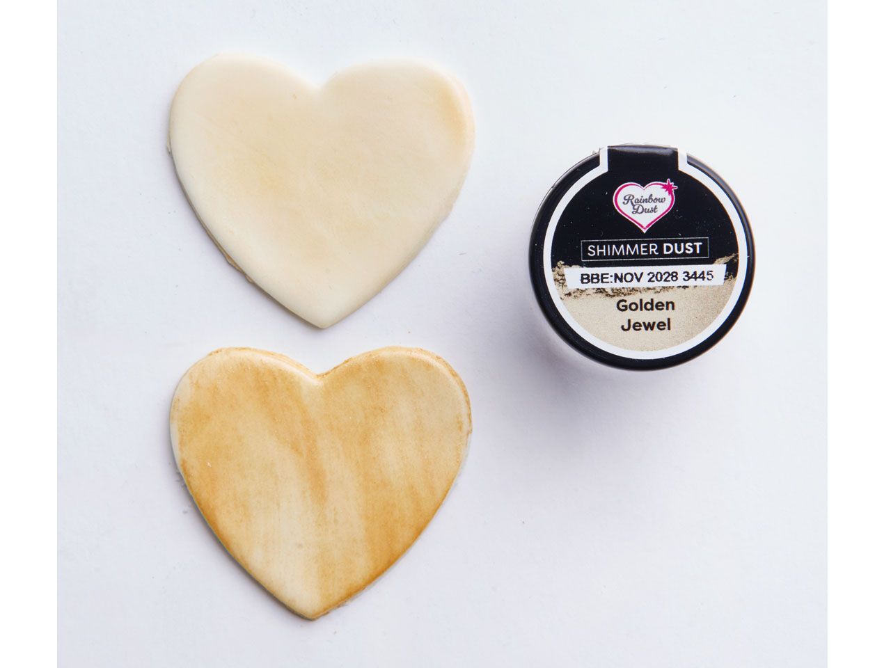 Rainbow Dust: Lebensmittelfarbpulver metallic Golden Jewel 3g