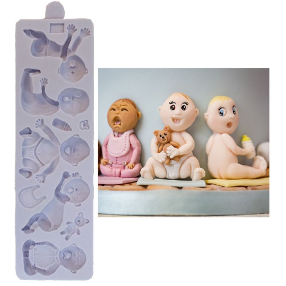 Karen Davies Fondantform Babies