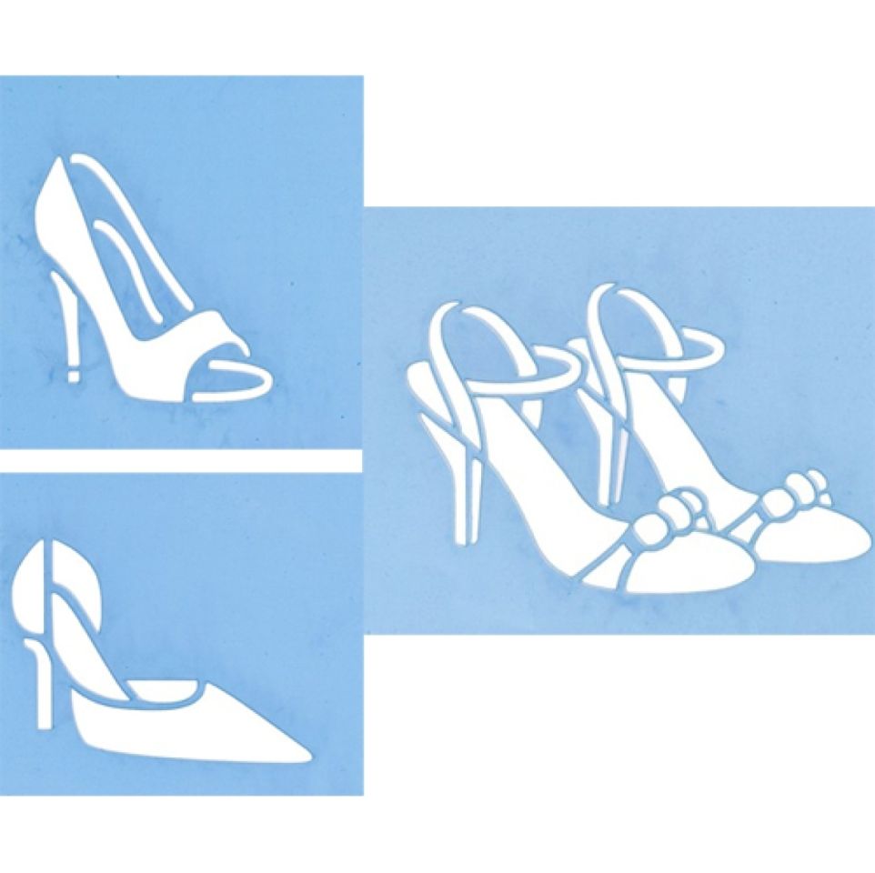 Schablone High Heel 12x9cm Culpitt