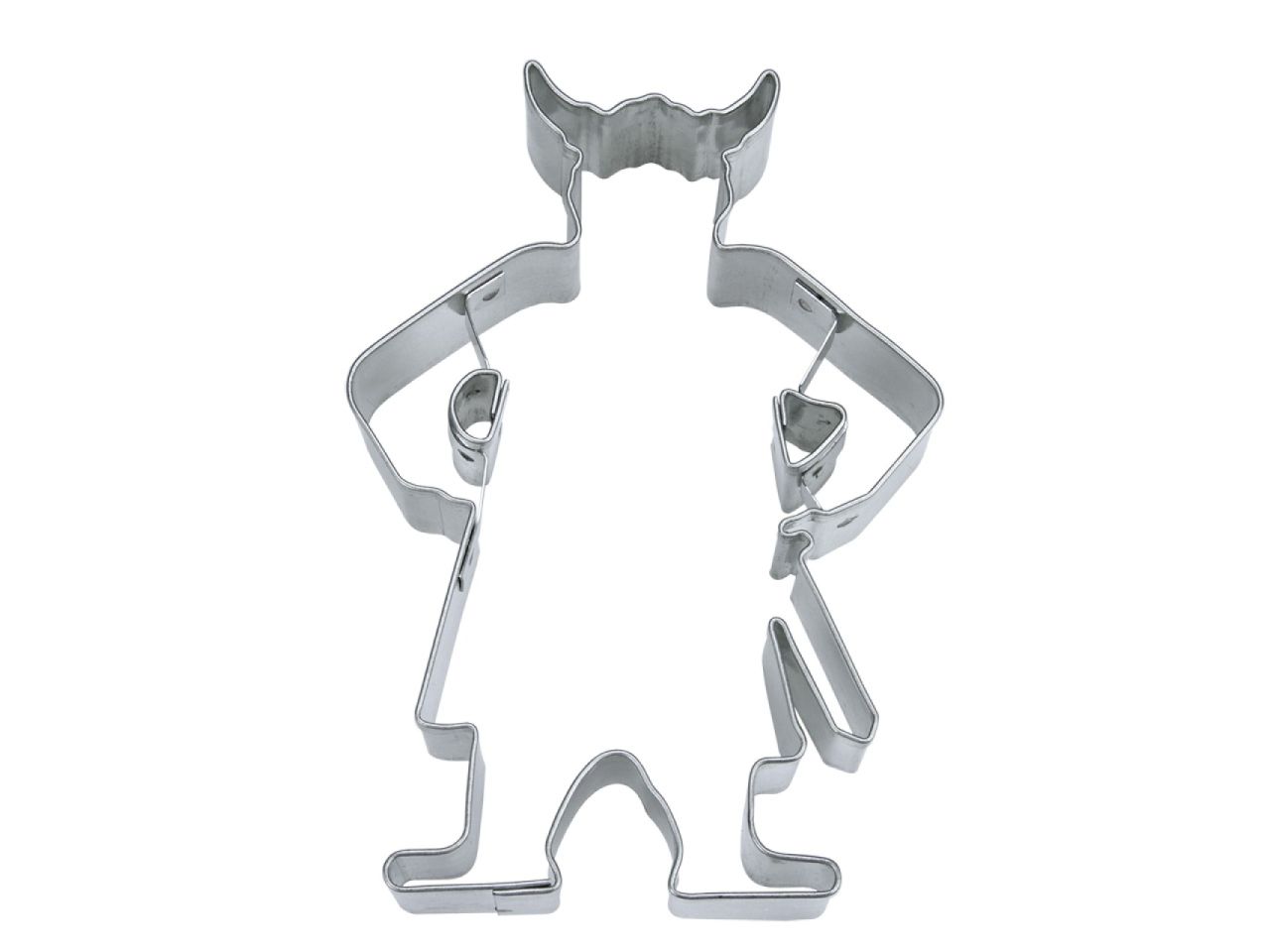 Plätzchen Ausstecher Wikinger 9 cm, Edelstahl