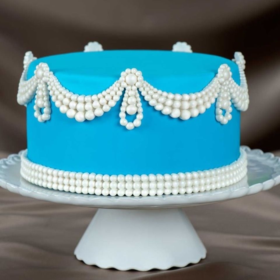 Marvelous Fondantform Bordüre Classic Perlen Rand 15,8x1,9 cm