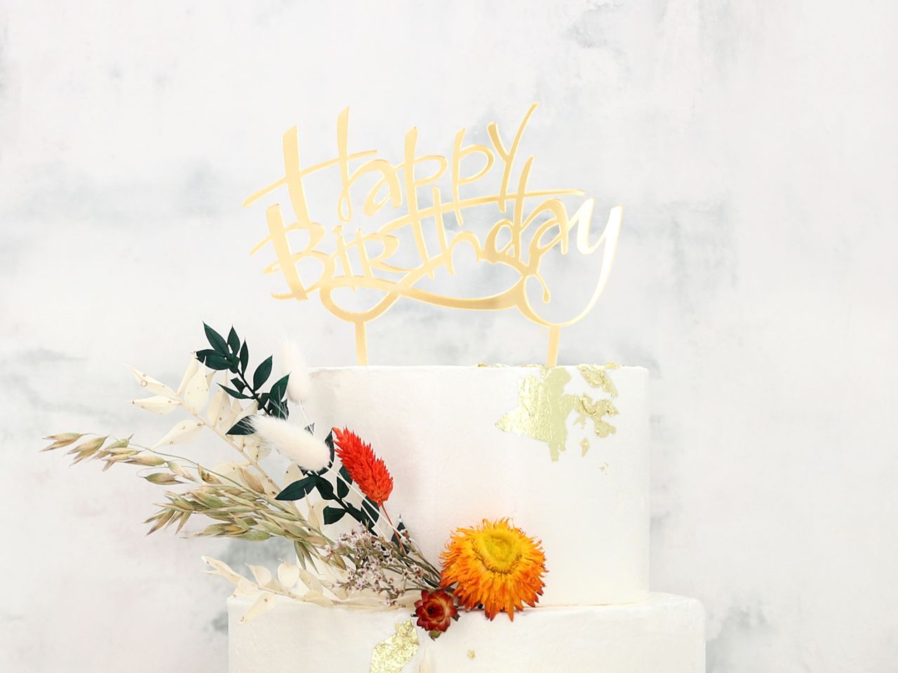 Happy Birthday Cake Topper – Gold Acryl 15x15 Cm, Wiederverwendbar Happy Birthday Cake Topper – Gold Acryl 15x15 Cm, Wiederverwendbar