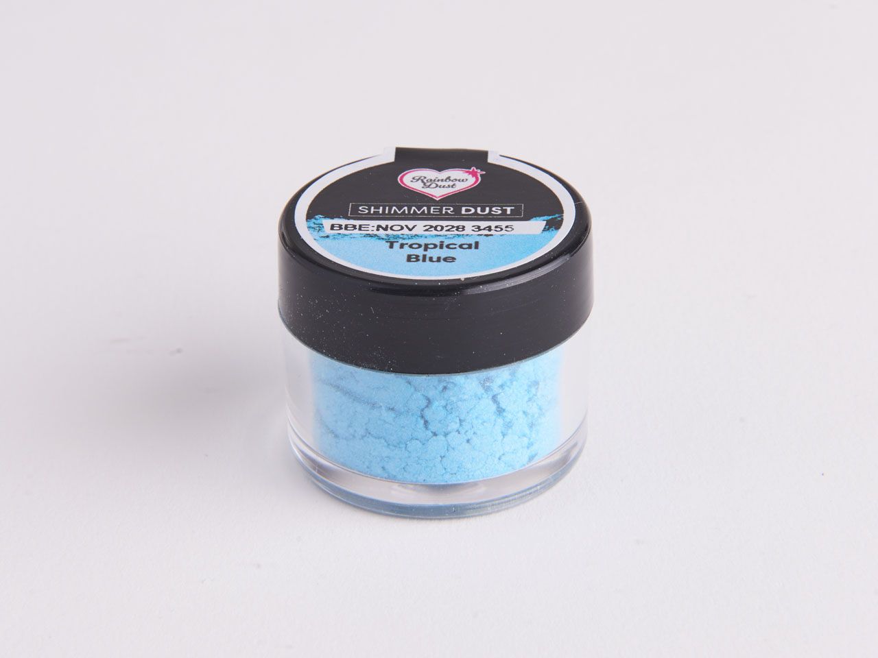 Rainbow Dust: Lebensmittelfarbpulver metallic Tropical Blue 3g