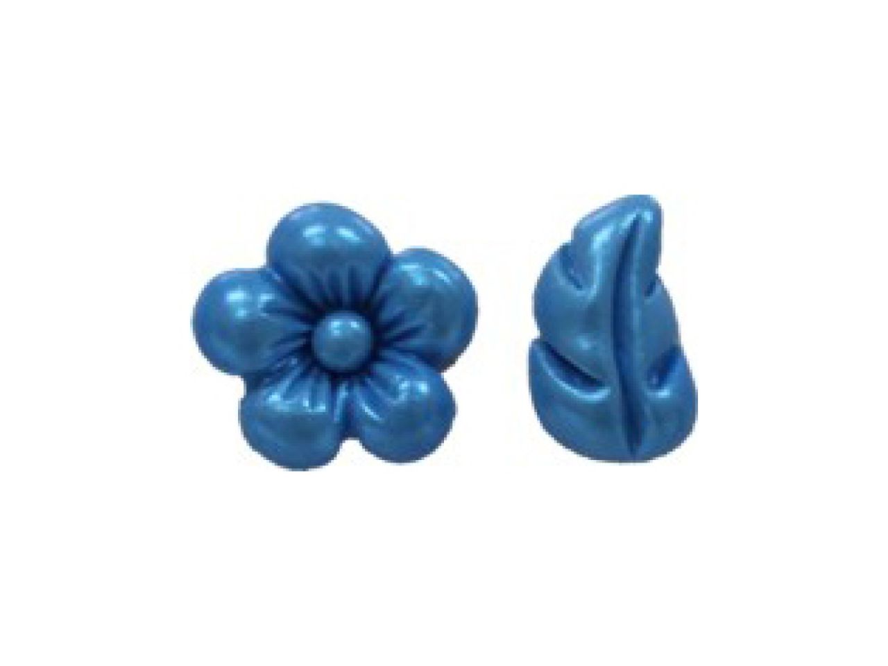 Fondantform Blüte & Blatt