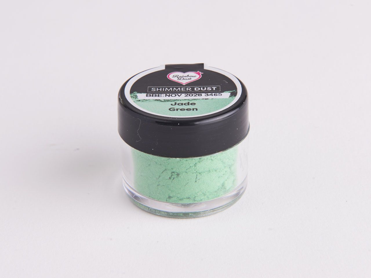 Rainbow Dust: Lebensmittelfarbpulver metallic Jade Green 3g