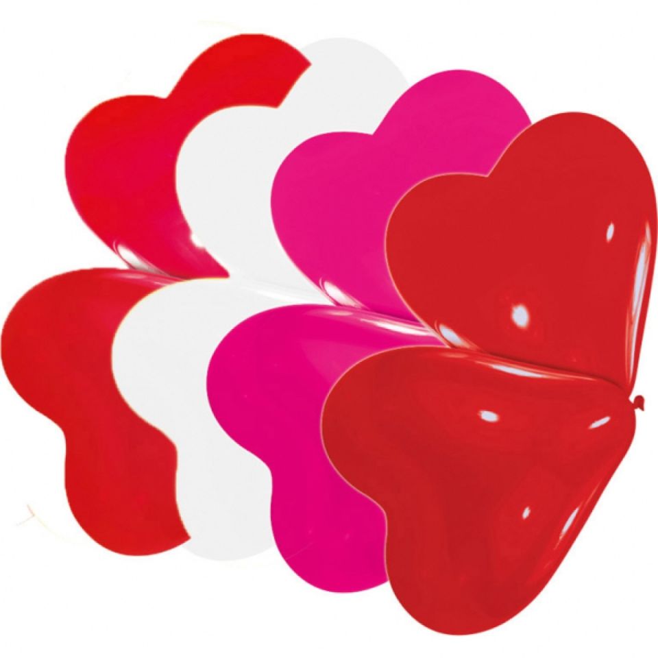 Herz-Luftballons Set