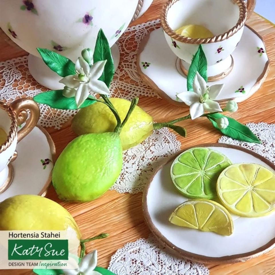 Fondantform Zitruspflanzen