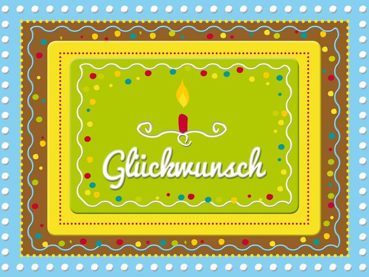 Tortenaufleger grün Glückwunsch 20x30cm