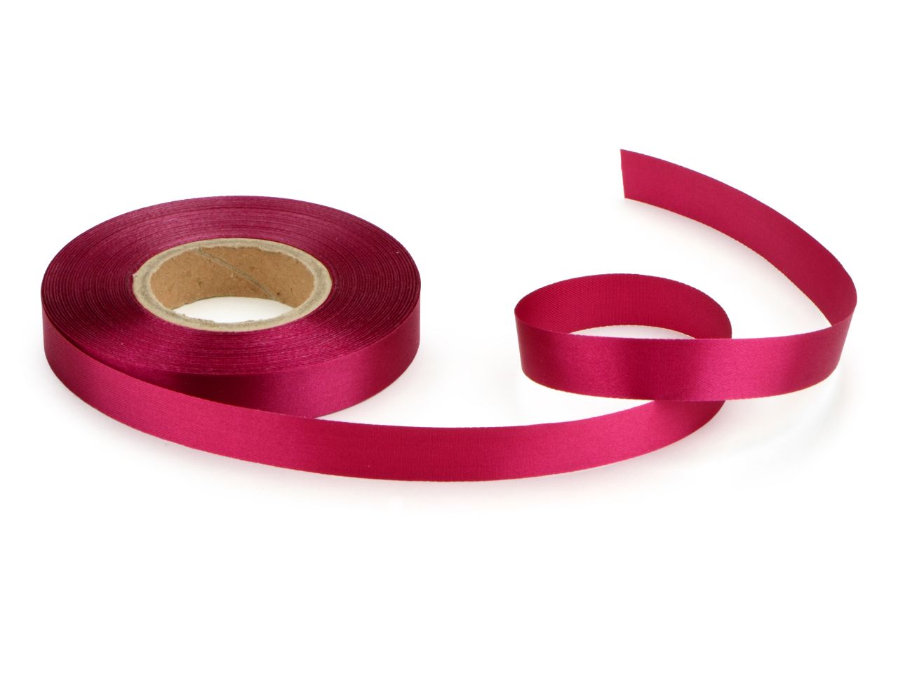 Satinband: Pink, Polyester, 30 Meter à 14 mm