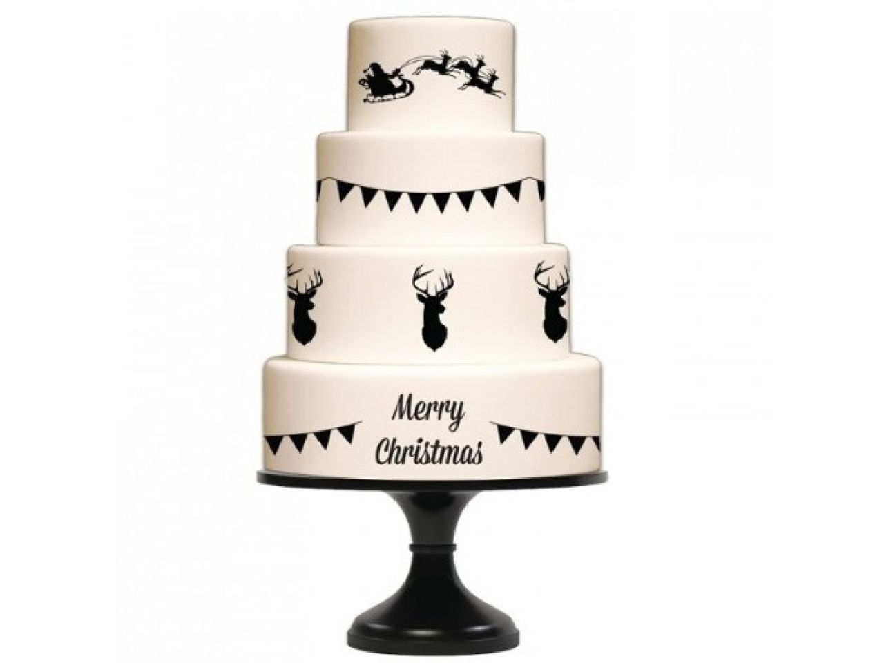 Silho Silhouette Fondant Silikonform Festtag