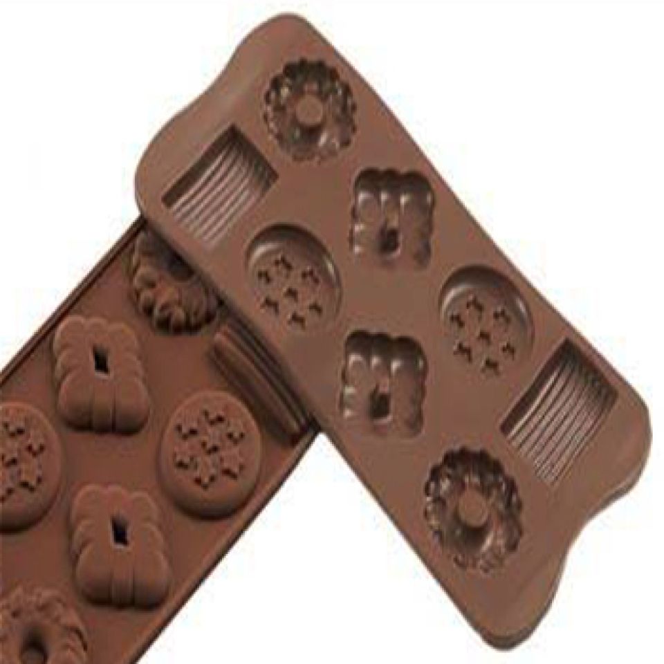 Silikomart Silikonform für Schokolade Biscuit