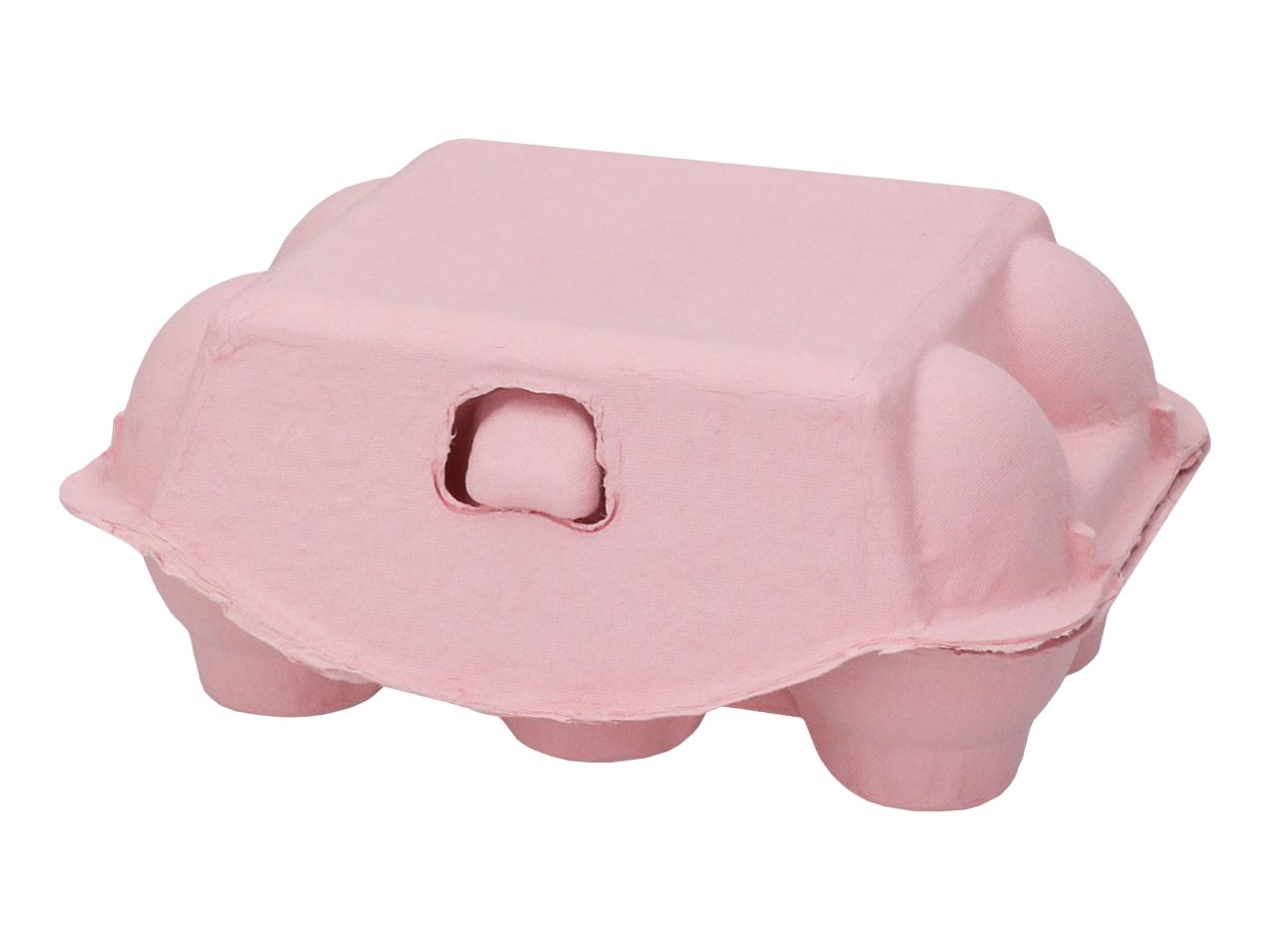 Eierkarton 6er für Mini-Cupcakes rosa