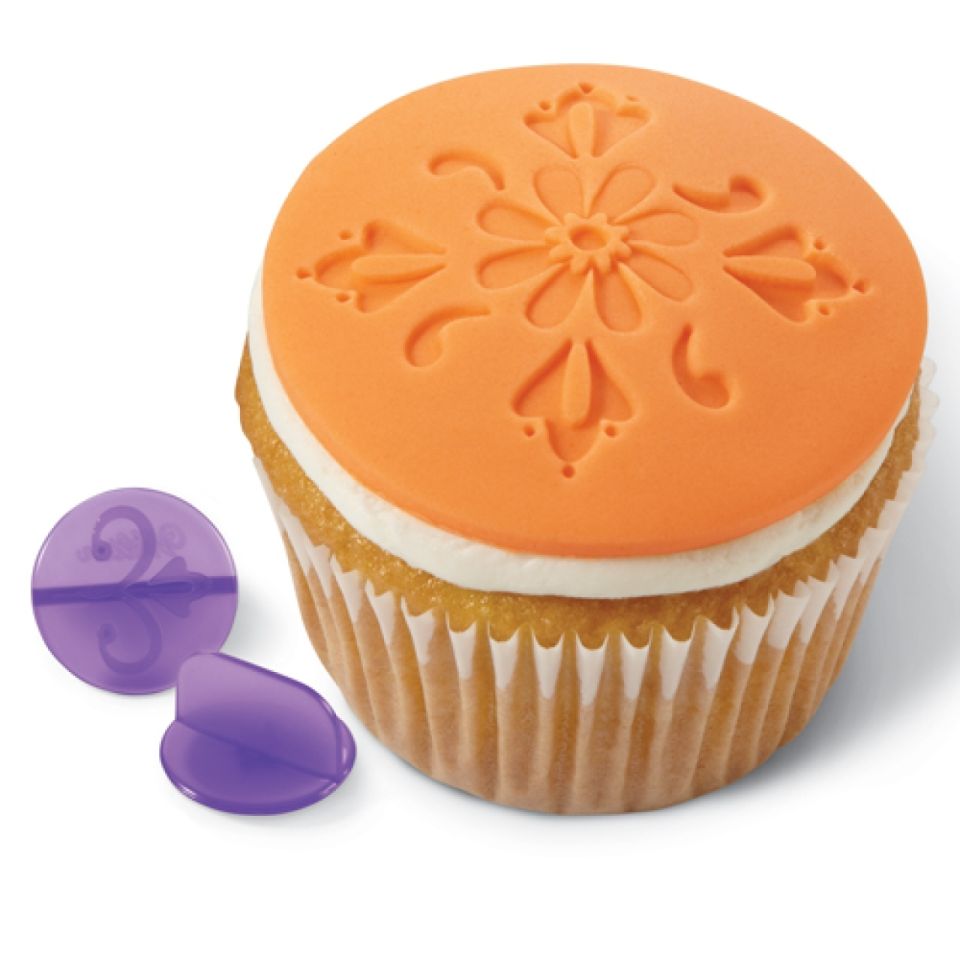 Wilton Cupcakes Präge Set Blumen 14 teilig
