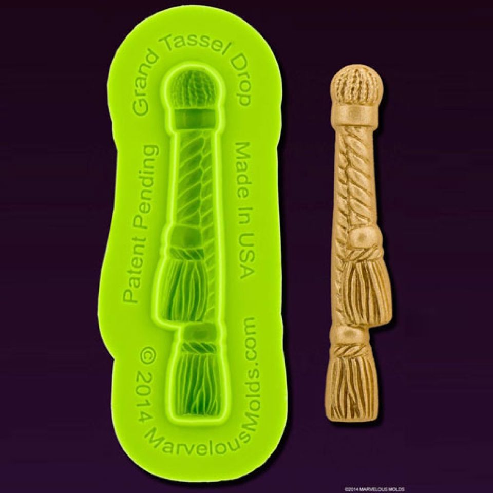 Marvelous Fondantform Grand Tassel Drop