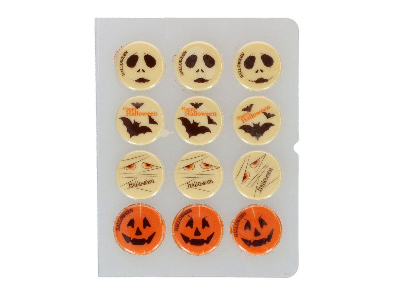 Funcakes Schokoladendekor Halloween 3,8cm 12 Stück