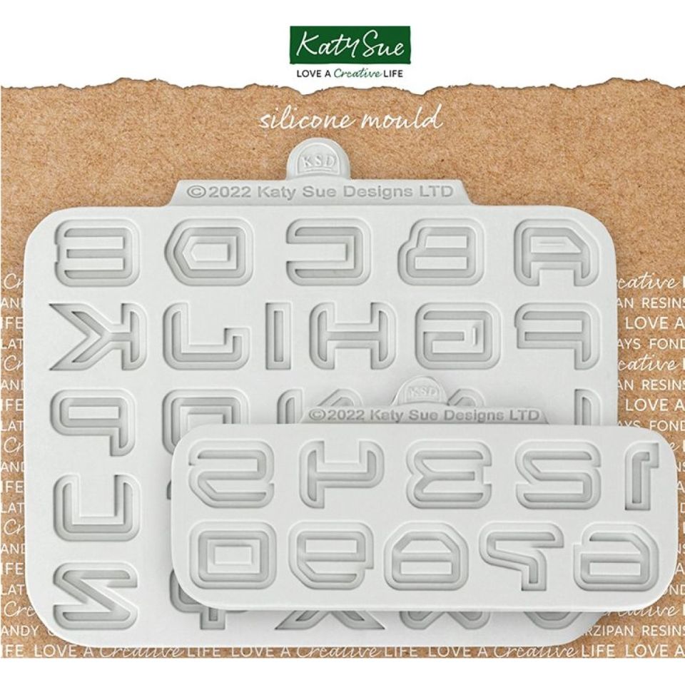Fondantform Buchstaben Zahlen Science Fiction