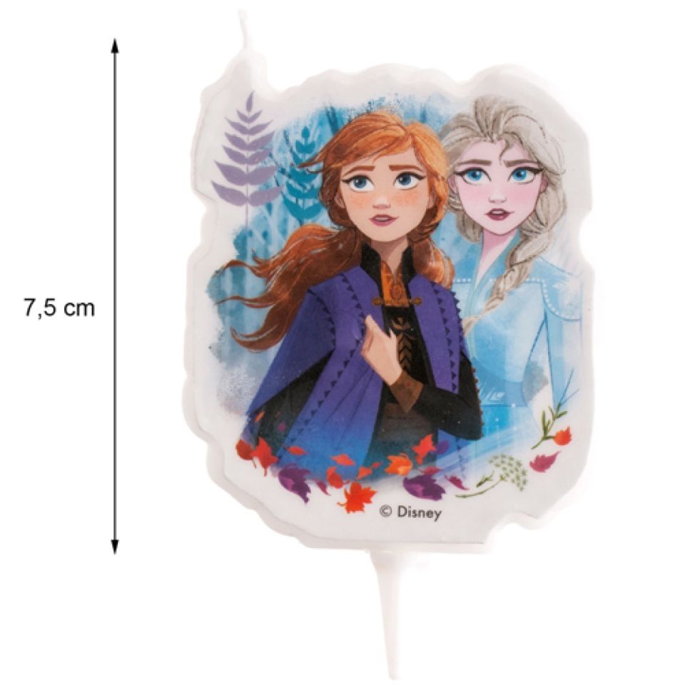 Geburtstagskerze, Frozen-Eiskönigin, 2D, 7,5 cm
