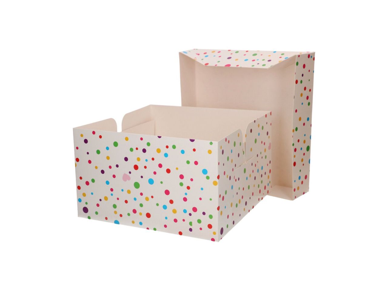 FunCakes Kuchenbox Confetti 25x25x15cm