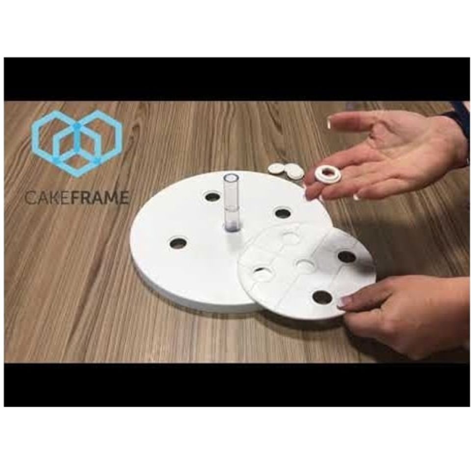 Cake Frame Unterlage Set, 25 cm