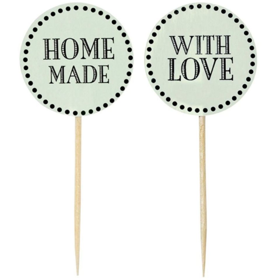 Miss Étoile Cupcakes Picker, WITH LOVE & HOME MADE, 3,5 cm